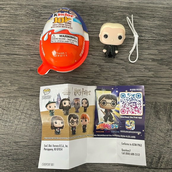 2024 Kinder Joy Eggs, Harry Potter Funko Collection. Malfoy Draco - Picture 8 of 8